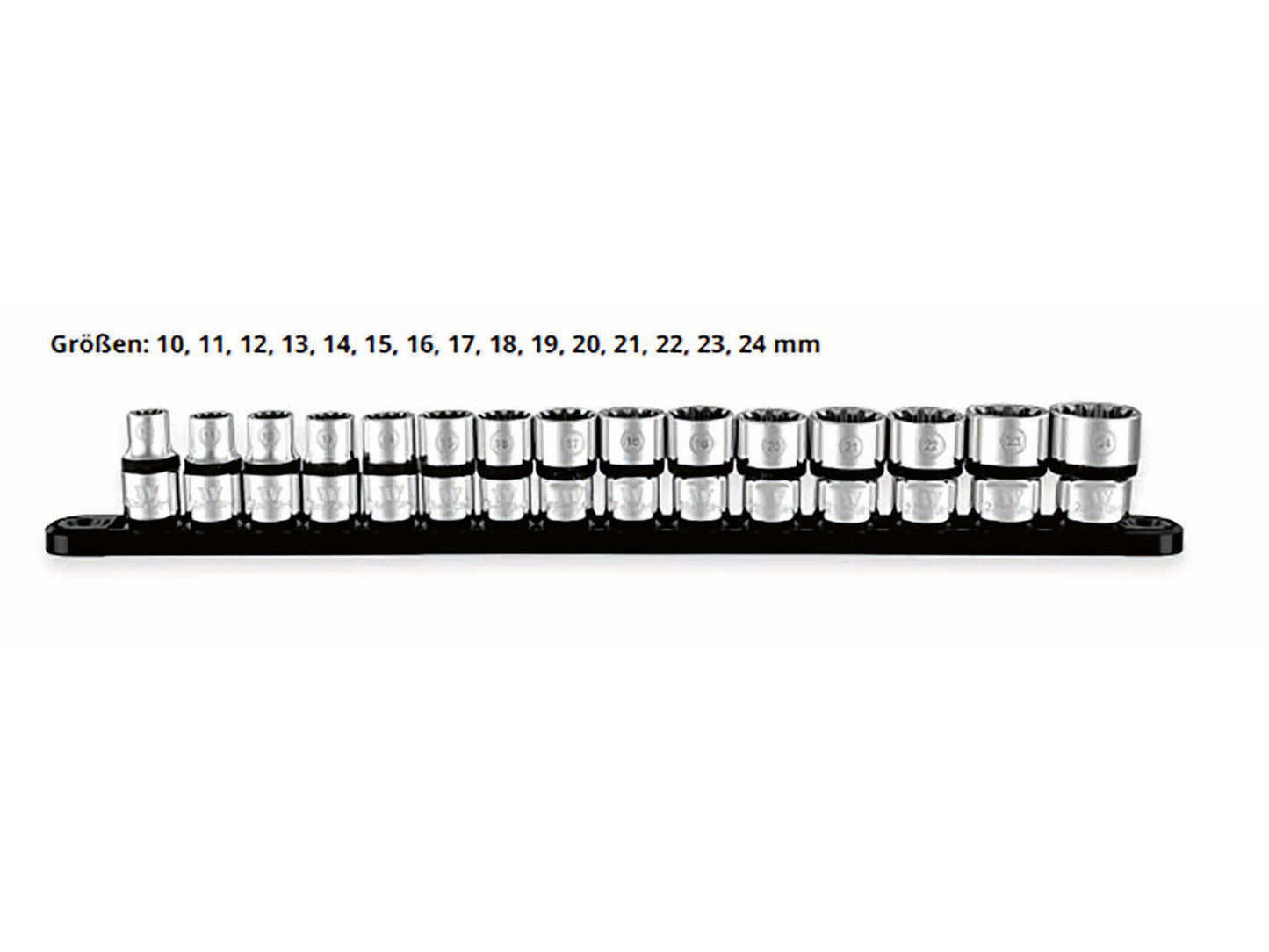 Multi-Lok Steckschlüssel-Satz flach Ausführung 1/2"