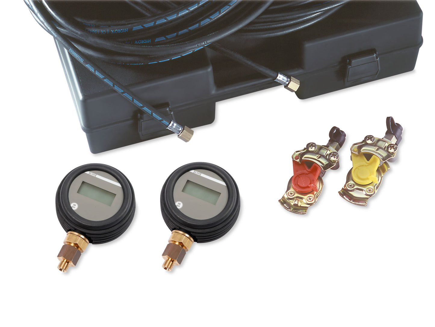 Digitales Bremsdruckprüfgerät (25 bar) LKW-Druckluftbremse