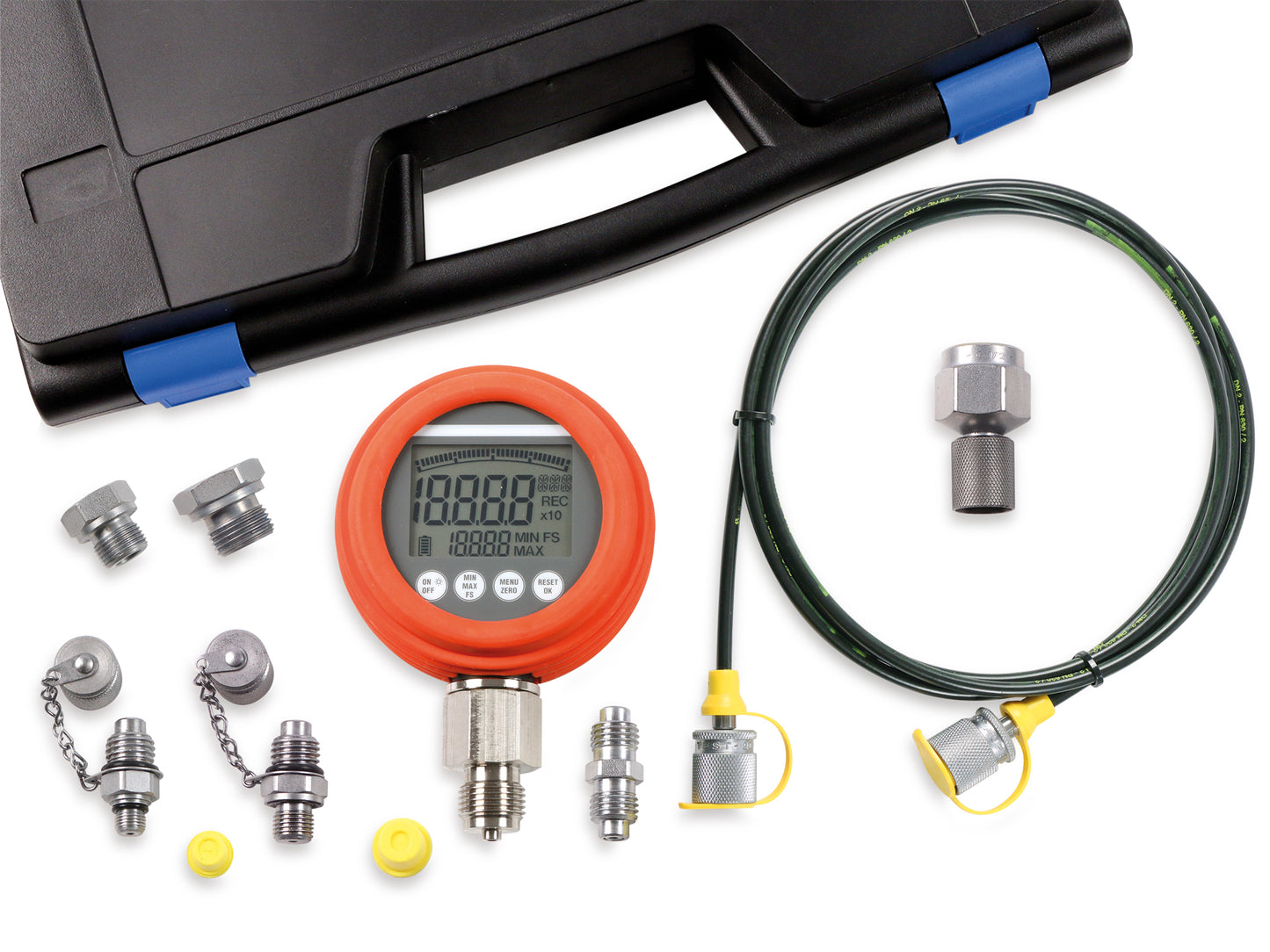 Hydraulik-Prüfkoffer digital 1 Manometer