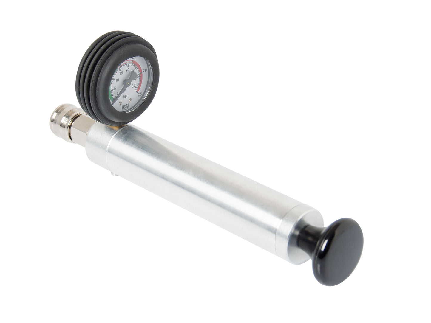 Kühlsystemtester Aluminium mit Schnellkupplung und Ablassventil