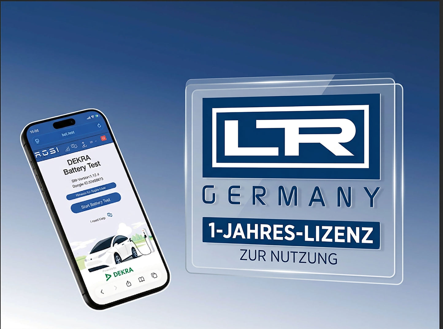 Jahreslizenz für die Nutzung des HVBD 01_LR Batterieprüfsystems