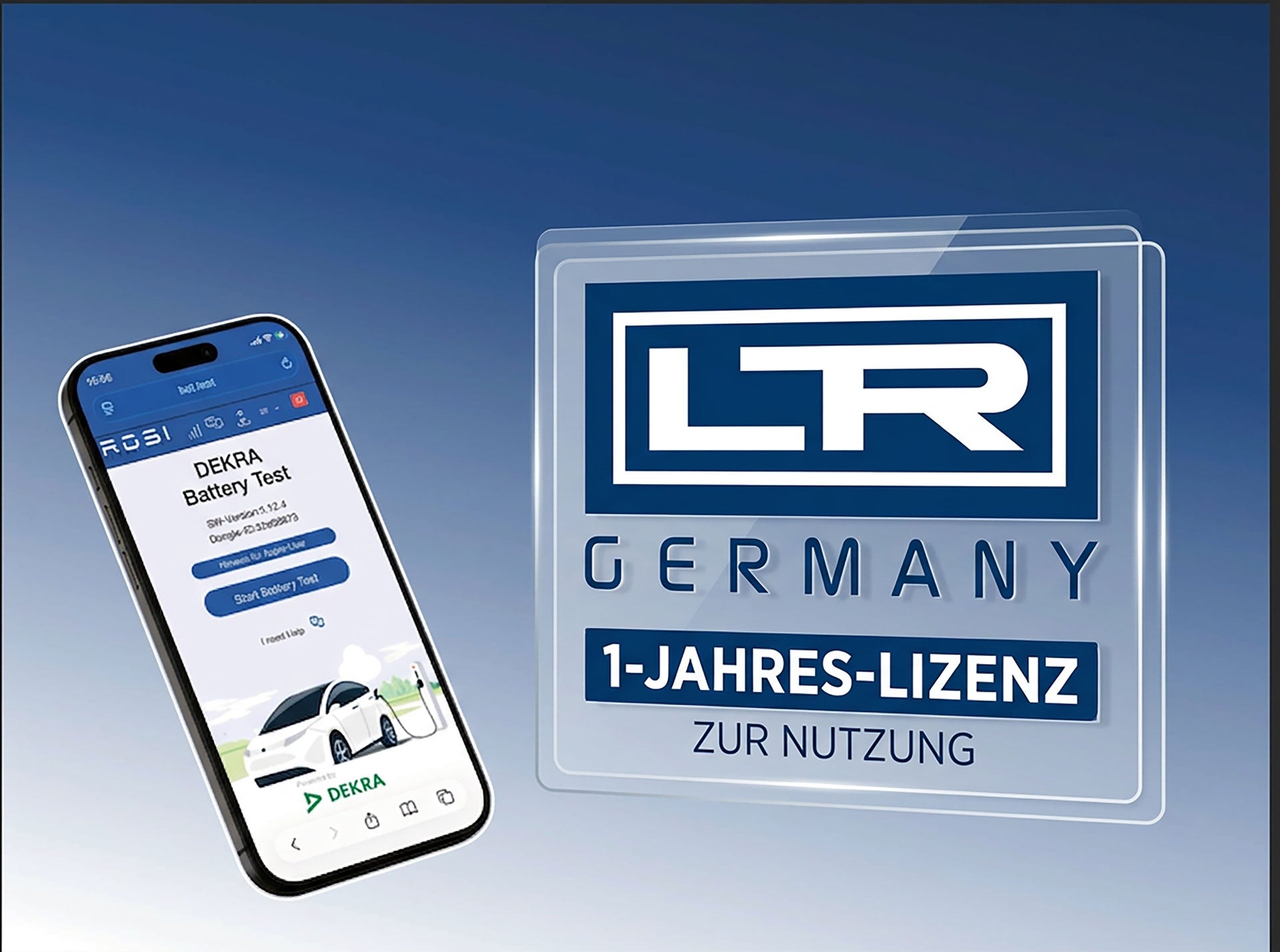 Jahreslizenz für die Nutzung des HVBD 01_LR Batterieprüfsystems