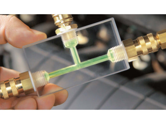 ET 552 Cuerpo de plexiglás con acoplamiento rápido y boquilla de enchufe