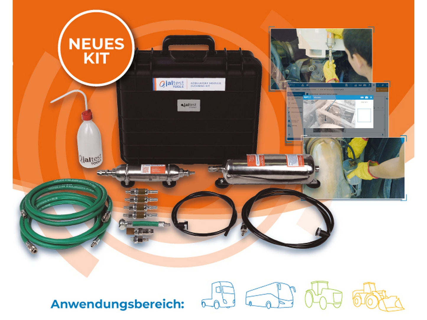 Kit zur Reinigung des SCR/DEF-Moduls/Systems