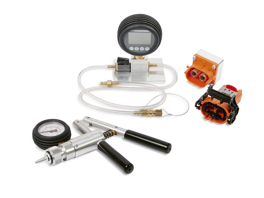 Dichtigkeitsprüf-Set digital für Batteriegehäuse (Messbereich: -50...+50 mbar)