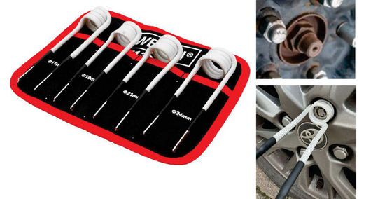 Kit de bobines d'induction pour boulons de roue, 4 pièces, 17-19-21-24 mm