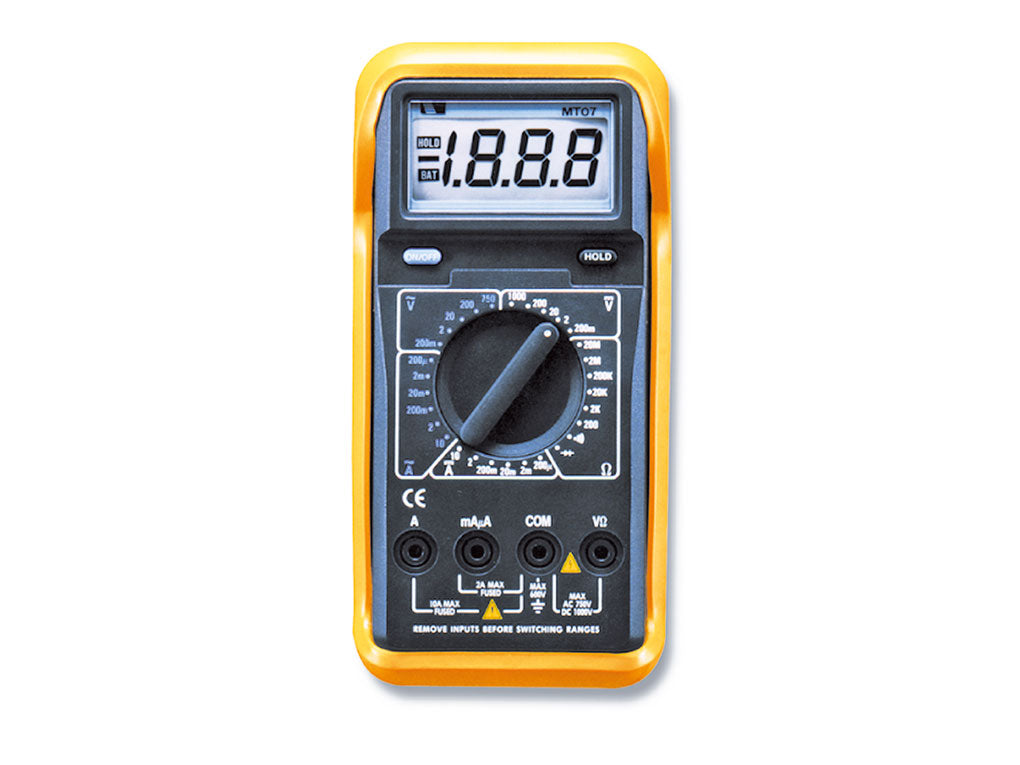 Input Protection Multimeter Digital multimeter protection class II according to 1010-1 I ...