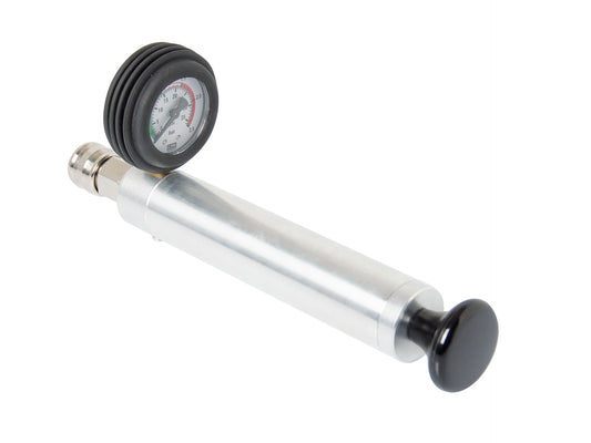 Kühlsystemtester Aluminium mit Schnellkupplung und Ablassventil